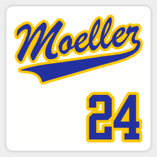 Ken Griffey Jr MOELLER Jersey (Front & Back Print) Sticker